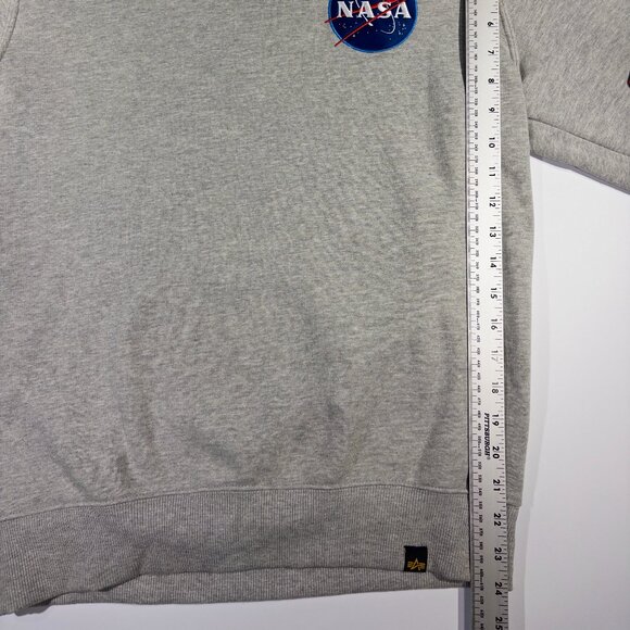 Alpha Industries Men's Space Shuttle Sweatshirt Gray - Size Small - Picture 10 of 10